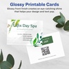 image:imageAvery Printable Rectangle Cards Sure Feed Technology 25 x 35 Matte White Cardstock PrinttotheEdge LaserInkjet Cards 300 TotalGlossy White