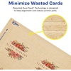 image:imageAvery Printable Rectangle Cards Sure Feed Technology 25 x 35 Matte White Cardstock PrinttotheEdge LaserInkjet Cards 300 TotalKraft Brown
