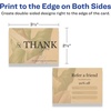image:imageAvery Printable Rectangle Cards Sure Feed Technology 25 x 35 Matte White Cardstock PrinttotheEdge LaserInkjet Cards 300 TotalKraft Brown