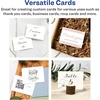 image:imageAvery Printable Rectangle Cards Sure Feed Technology 25 x 35 Matte White Cardstock PrinttotheEdge LaserInkjet Cards 300 TotalMate White