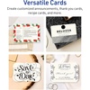 image:imageAvery Printable Rectangle Cards Sure Feed Technology 4 x 6 Matte Ivory Cardstock PrinttotheEdge LaserInkjet 50 Total Great for Postcards and Thank You Cards50 cards