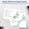 image:imageAvery Printable Rectangle Cards Sure Feed Technology 5 x 7 Matte White Cardstock LaserInkjet Printable 100 Total Great for Invitations and Thank You MessagesBlankNo Envelopes