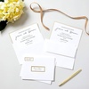 image:imageAvery Printable Rectangle Cards Sure Feed Technology 5 x 7 Matte White Cardstock LaserInkjet Printable 100 Total Great for Invitations and Thank You MessagesGold BorderEnvelopes