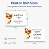 image:imageAvery Printable Rectangle Cards Sure Feed Technology 5 x 7 Matte White Cardstock LaserInkjet Printable 100 Total Great for Invitations and Thank You MessagesBlankNo Envelopes