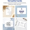image:imageAvery Printable Rectangle Cards with Rounded Corners 5 x 7 Matte White Cardstock Laser amp Inkjet Printable 100 Total Great for Invitations Thank You Messages and More