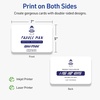 image:imageAvery Printable Rectangle Cards with Rounded Corners 5 x 7 Matte White Cardstock Laser amp Inkjet Printable 100 Total Great for Invitations Thank You Messages and More