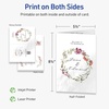 image:imageAvery Printable Rectangle Half Fold Greeting Cards 55 x 85 Glossy White Cardstock LaserInkjet 50 Total Great for Thank You Cards Event Invitations and More25 cards