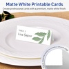 image:imageAvery Printable Rectangle Place Cards Sure Feed Technology 1716 x 375 Matte White Cardstock PrinttotheEdge LaserInkjet 300 Total Great for Place Settings Seating Cards and More300 cards