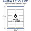 image:imageAvery Printable Rectangle Place Cards Sure Feed Technology 1716 x 375 Matte White Cardstock PrinttotheEdge LaserInkjet 300 Total Great for Place Settings Seating Cards and More300 cards