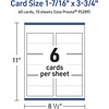 image:imageAvery Printable Rectangle Place Cards Sure Feed Technology 1716 x 375 Matte White Cardstock PrinttotheEdge LaserInkjet 300 Total Great for Place Settings Seating Cards and More60 cards