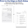 image:imageAvery Printable Rectangle Postcards Sure Feed Technology 6 x 9 Glossy White Cardstock PrintToTheEdge LaserInkjet Cards 50 Total50 cards