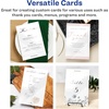 image:imageAvery Printable Rectangle Postcards Sure Feed Technology 6 x 9 Glossy White Cardstock PrintToTheEdge LaserInkjet Cards 50 Total50 cards