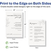 image:imageAvery Printable Rectangle Postcards Sure Feed Technology 6 x 9 Textured Matte White PrintToTheEdge Capability Laser amp Inkjet Compatible 10 Total10 Cards