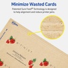 image:imageAvery Printable Rectangle Rounded Corner Business Cards Sure Feed Technology 2 x 312 Kraft Brown Cardstock PrintToTheEdge LaserInkjet Printable 80 Total400 cards