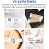 image:imageAvery Printable Rectangle Rounded Corner Mini Business Cards Sure Feed Technology 1 x 3 Matte White Cardstock PrintToTheEdge LaserInkjet Printable 400 Total800 cards