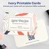 image:imageAvery Printable Rectangle Scalloped Postcards Sure Feed Technology 4 x 6 Ivory Cardstock PrintToTheEdge LaserInkjet Cards 100 Total100 cards