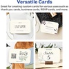image:imageAvery Printable Rectangle Scalloped Postcards Sure Feed Technology 4 x 6 Ivory Cardstock PrintToTheEdge LaserInkjet Cards 100 Total50 cards
