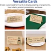 image:imageAvery Printable Rectangle Tent Cards Sure Feed Technology 2 x 35 Kraft Brown Cardstock PrintToTheEdge LaserInkjet Printable 100 Total Great for Table Talkers Promotional Signs and More40 cards