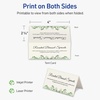 image:imageAvery Printable Rectangle Tent Cards with Sure Feed Technology 216 x 4 Matte Ivory Cardstock PrinttotheEdge LaserInkjet 200 Total Great for Table Talkers Promotional Signs and More200 cards