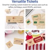 image:imageAvery Printable Rectangle Tickets 218 x 512 Kraft Brown Cardstock LaserInkjet Printable 400 Total200 cards