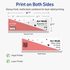 image:imageAvery Printable Rectangle Tickets 234 x 812 Glossy White Cardstock LaserInkjet Printable 100 Total100 cards