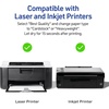 image:imageAvery Printable Rectangle Tickets 234 x 812 Glossy White Cardstock LaserInkjet Printable 100 Total200 cards