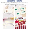 image:imageAvery Printable Rectangle Tickets 234 x 812 Matte Ivory Cardstock LaserInkjet Printable 200 Total40 cards
