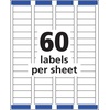image:imageAvery Printable Return Address Labels Sure Feed Technology 23 x 134 Matte Clear 600 Blank Mailing Labels 1569523 x 134 Pack of 5