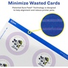 image:imageAvery Printable Round Cards Sure Feed Technology 2 Diameter Matte White Cardstock PrinttotheEdge LaserInkjet Cards 300 TotalGlossy White