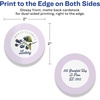image:imageAvery Printable Round Cards Sure Feed Technology 2 Diameter Matte White Cardstock PrinttotheEdge LaserInkjet Cards 300 TotalGlossy White