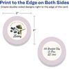 image:imageAvery Printable Round Cards Sure Feed Technology 2 Diameter Matte White Cardstock PrinttotheEdge LaserInkjet Cards 300 TotalIvory
