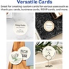 image:imageAvery Printable Round Cards Sure Feed Technology 2 Diameter Matte White Cardstock PrinttotheEdge LaserInkjet Cards 300 TotalIvory