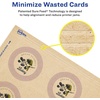 image:imageAvery Printable Round Cards Sure Feed Technology 2 Diameter Matte White Cardstock PrinttotheEdge LaserInkjet Cards 300 TotalKraft Brown