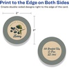 image:imageAvery Printable Round Cards Sure Feed Technology 2 Diameter Matte White Cardstock PrinttotheEdge LaserInkjet Cards 300 TotalKraft Brown