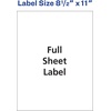 image:imageAvery Printable Shipping Labels 85 x 11 Matte White Inkjet Printer Compatible 20 Blank Labels Great for Signage Packaging School Supplies and More 8255One Size Pack of 5