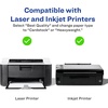 image:imageAvery Printable Square Business Cards Sure Feed Technology 25 x 25 Ivory Cardstock PrinttotheEdge LaserInkjet Cards 450 Total90 cards