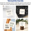image:imageAvery Printable Square Cards Sure Feed Technology 2 x 2 Matte White Cardstock PrinttotheEdge LaserInkjet Cards 120 TotalIvory