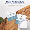 image:imageAvery Printable Square Tags Sure Feed Technology 15 x 15 Textured Matte White PrinttoTheEdge Capability Laser amp Inkjet Compatible 200 Total200 Tags