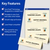 image:imageAvery Printable Tent Cards with Sure Feed Technology 25 x 85 Ivory with Embossed Border 100 Blank Place Cards for Laser or Inkjet Printers 5914Ivory