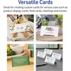 image:imageAvery Printable Tent Cards with Sure Feed Technology 25 x 85 Ivory with Embossed Border 100 Blank Place Cards for Laser or Inkjet Printers 5914White