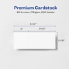 image:imageAvery Printable Tickets 275 x 85 LaserInkjet 100 Total Great for Raffle Tickets 16430White