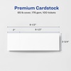 image:imageAvery Printable Tickets 275 x 85 LaserInkjet 100 Total Great for Raffle Tickets 16430White