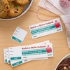 image:imageAvery Printable Tickets with TearAway Stubs 175 x 55 Matte White 200 Blank Tickets for Laser and Inkjet Printers 16154175 x 55 Pack of 5