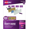 image:imageAvery Reusable Magnetic Professional Name Badge System 1 x 3 Gold Name Tags 50 Identification Badges 120 Laser Printable Inserts Design Software Included 71207Inkjet