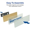 image:imageAvery Reusable Magnetic Professional Name Badge System 1 x 3 Gold Name Tags 50 Identification Badges 120 Laser Printable Inserts Design Software Included 71207Inkjet