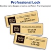 image:imageAvery Reusable Magnetic Professional Name Badge System 1 x 3 Gold Name Tags 50 Identification Badges 120 Laser Printable Inserts Design Software Included 71207Inkjet
