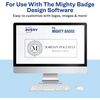 image:imageAvery Reusable Magnetic Professional Name Badge System 1 x 3 Gold Name Tags 50 Identification Badges 120 Laser Printable Inserts Design Software Included 71207Inkjet
