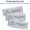 image:imageAvery Reusable Magnetic Professional Name Badge System 1 x 3 Silver Name Tags 10 Identification Badges 80 Laser Printable Inserts Design Software Included 71206Laser