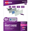 image:imageAvery Reusable Magnetic Professional Name Badge System 1 x 3 Silver Name Tags 10 Identification Badges 80 Laser Printable Inserts Design Software Included 71206Laser