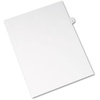 image:imageAvery Unpunched Legal Exhibit Dividers Avery Style Helvetica Bold Type Letter Size Individual Side Tab 7 25 Total 11917
